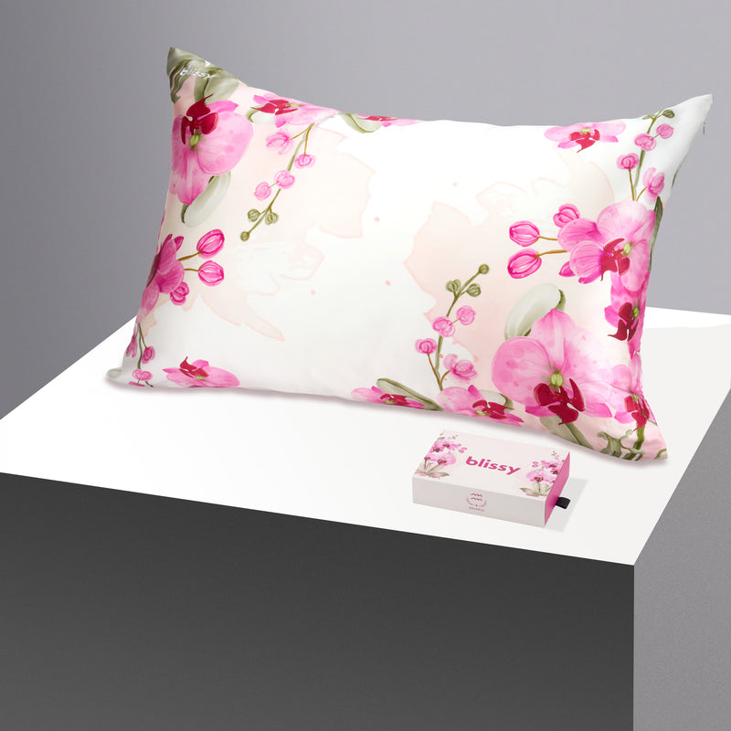 Pillowcase - Zodiac Flower - Aquarius Orchid - Queen