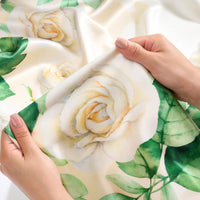 Pillowcase - Zodiac Flower - Cancer White Rose - Standard