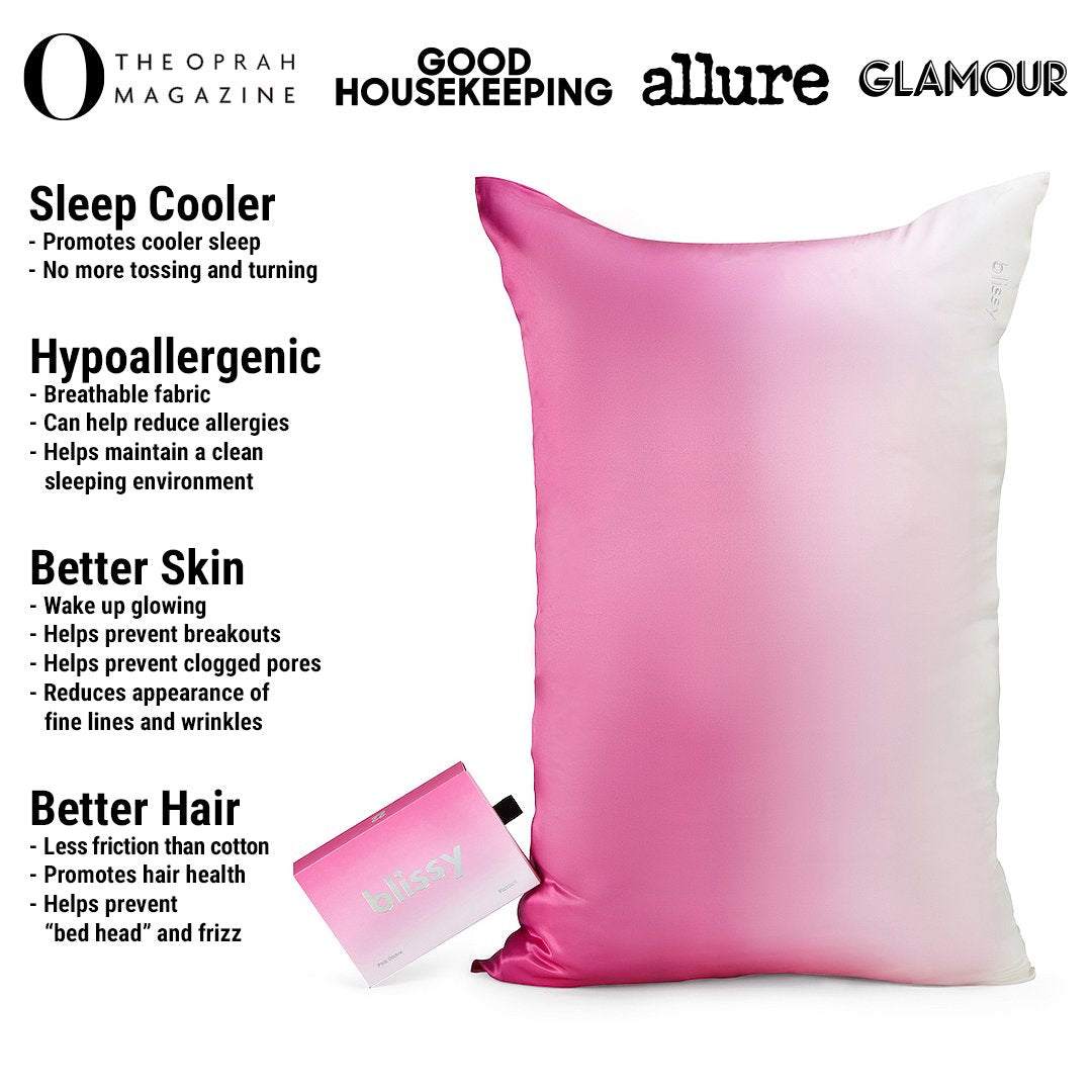 Pink ombre pillow hotsell