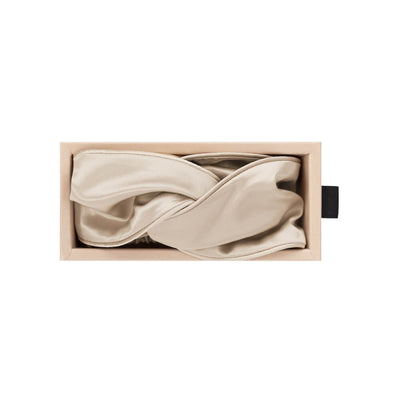 Blissy Champagne Silk Blissy Head Piece Detail –