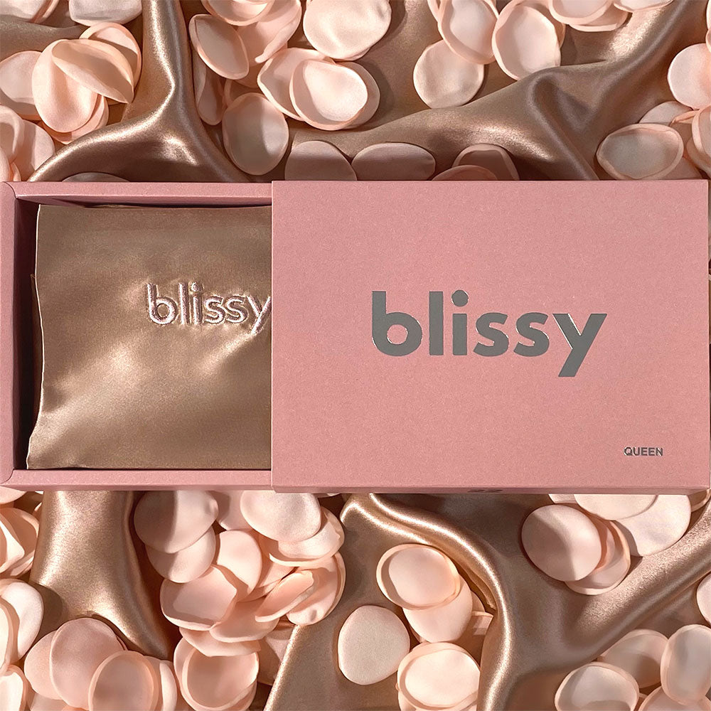 Blissy Hair Ribbon - Rose Gold