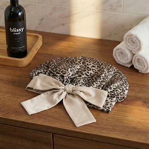 Blissy Bow Bonnet - Leopard