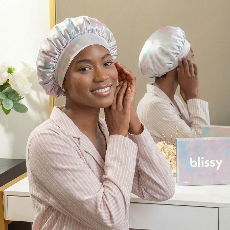 Blissy Bow Bonnet - Tie Dye
