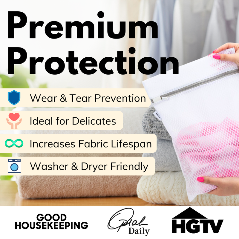 Blissy Mesh Wash/Laundry Bags (2 Pack) – Blissy Mulberry Silk