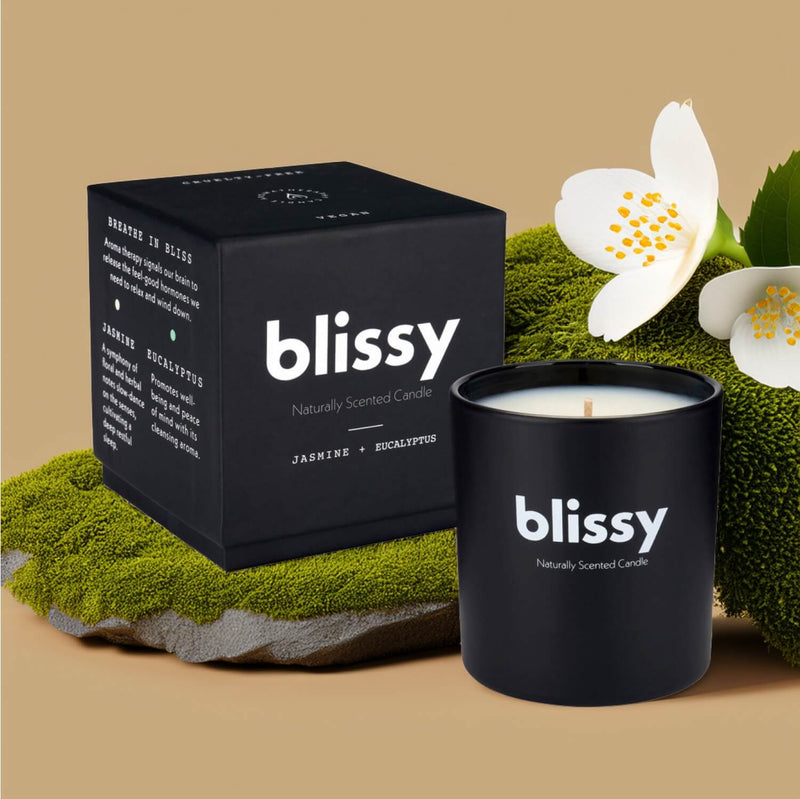 Blissy Candles - Jasmine & Eucalyptus