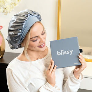 Blissy Halo Bonnet - Ash blue