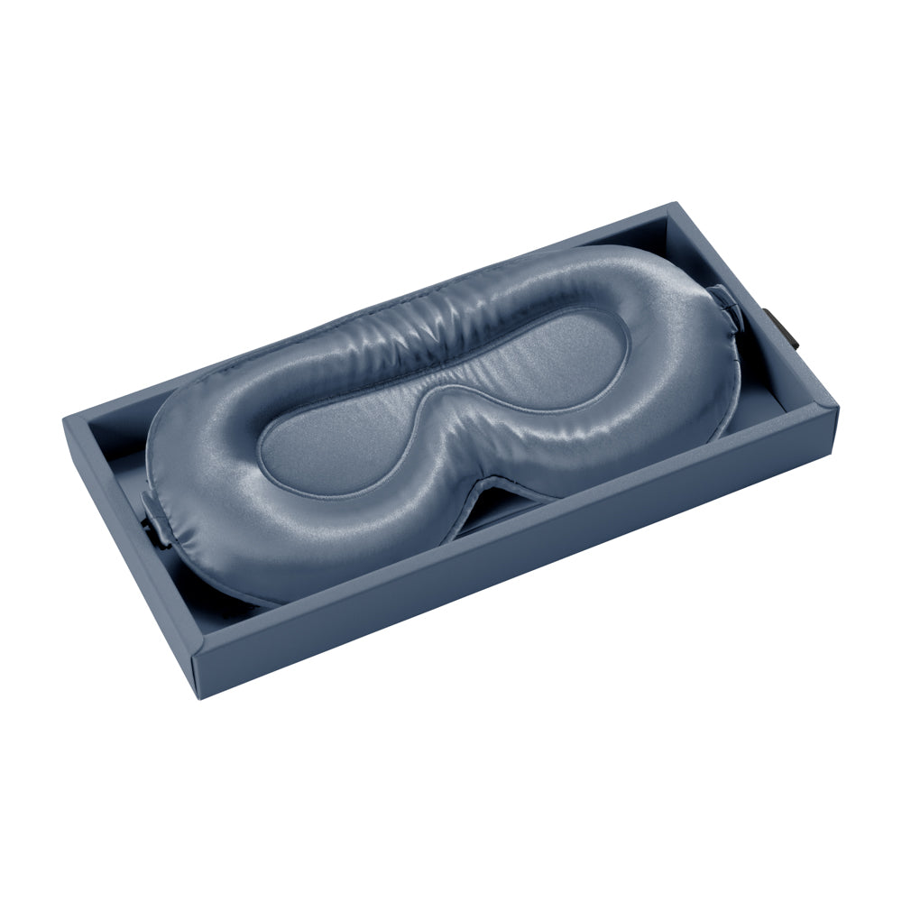 Ash Blue Mulberry Silk Sleep Mask – Blissy