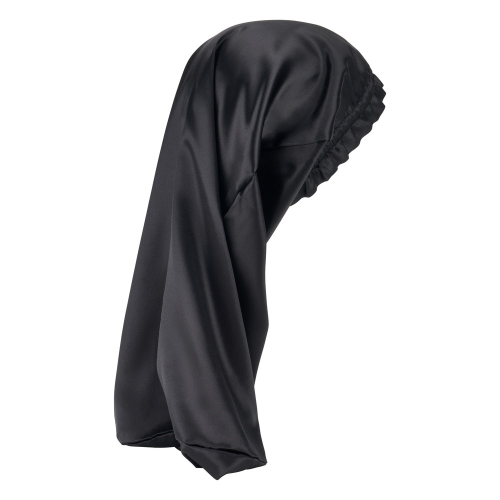 Blissy Black Silk Blissy Cascade Bonnet Detail –