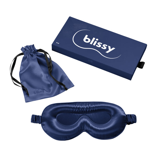 Sleep Mask - Blue - Profile