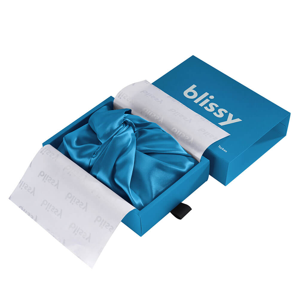 Blissy Aqua Silk Blissy Bonnet Detail –