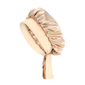Blissy Bow Bonnet - Champagne