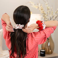 Blissy Scrunchies - Cherry Blossom
