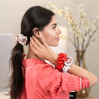Blissy Scrunchies - Cherry Blossom