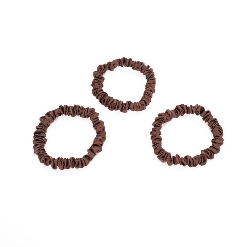 Blissy Skinny Scrunchies - Chocolate