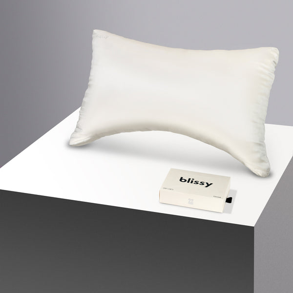 Crescent Pillowcase - White -  Queen