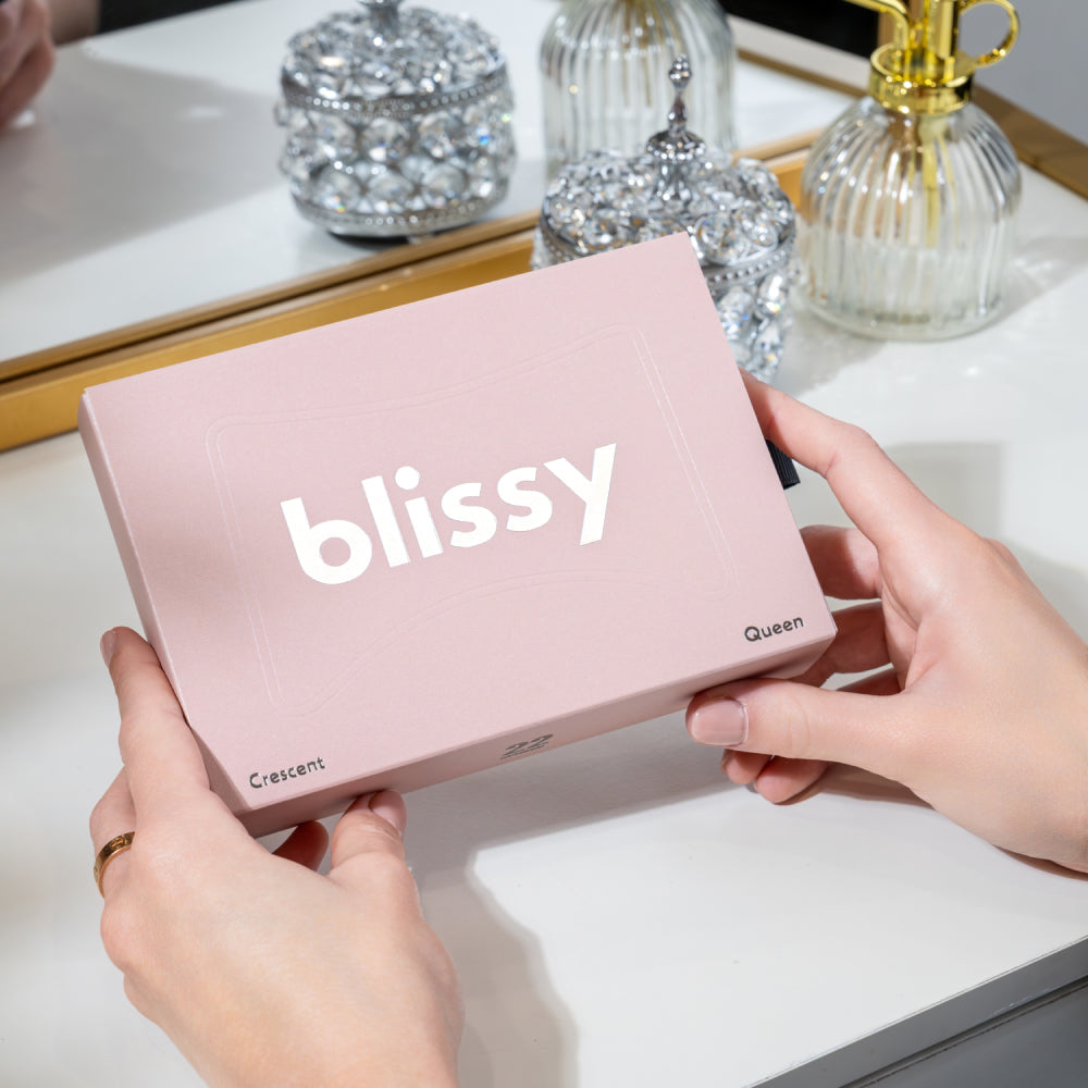 King Pink Crescent Pillowcase – Blissy Premium Silk