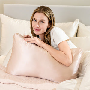 Crescent Pillowcase - Pink - Queen