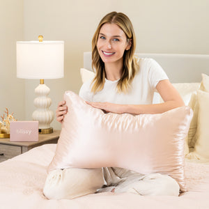 Crescent Pillowcase - Pink - Queen