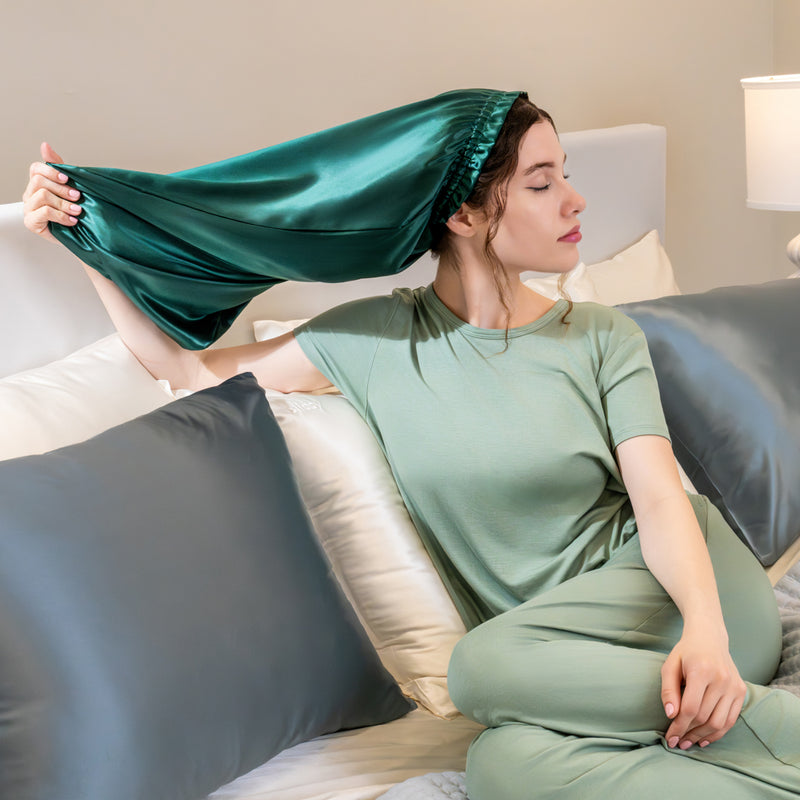 Blissy Cascade Bonnet - Emerald