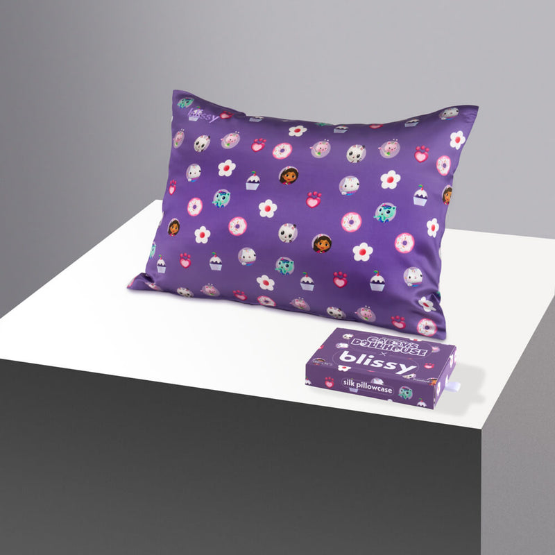 Pillowcase - Gabby's Dollhouse - Gabby and Friends - Toddler - Blissy Gabby'S Dollhouse Pillowcase – 22 Momme Mulberry Silk, 100% Silk