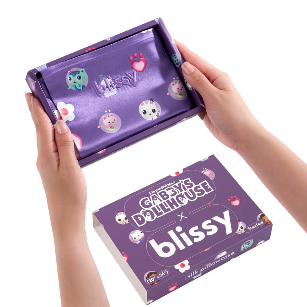 Blissy Gabby'S Dollhouse Silk Pillowcase Detail – Queen