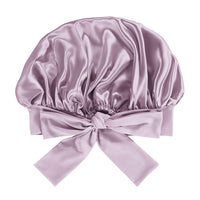 Blissy Lavender Silk Blissy Bow Bonnet Detail –