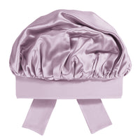 Blissy Mulberry Silk Blissy Bow Bonnet – Lavender