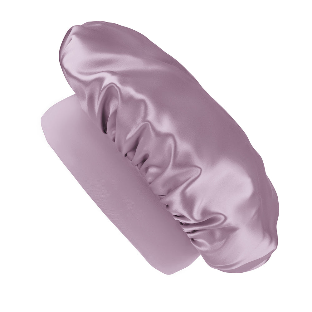 Blissy Lavender Blissy Halo Bonnet Lifestyle – Mulberry Silk