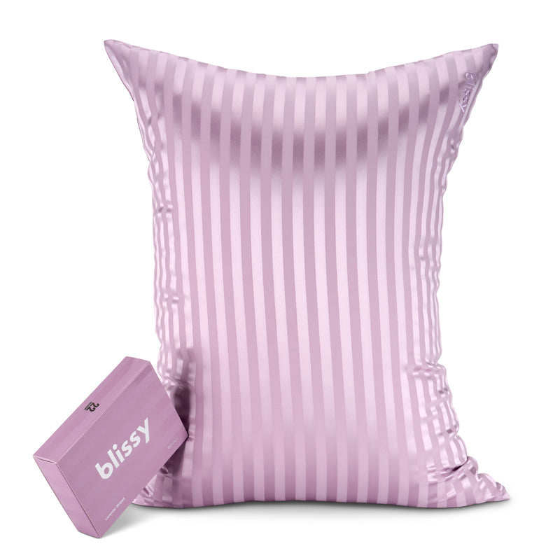 Pillowcase - Lavender Striped - Queen