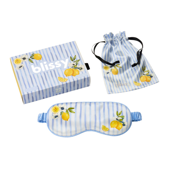 Sleep Mask - Lemon Bloom