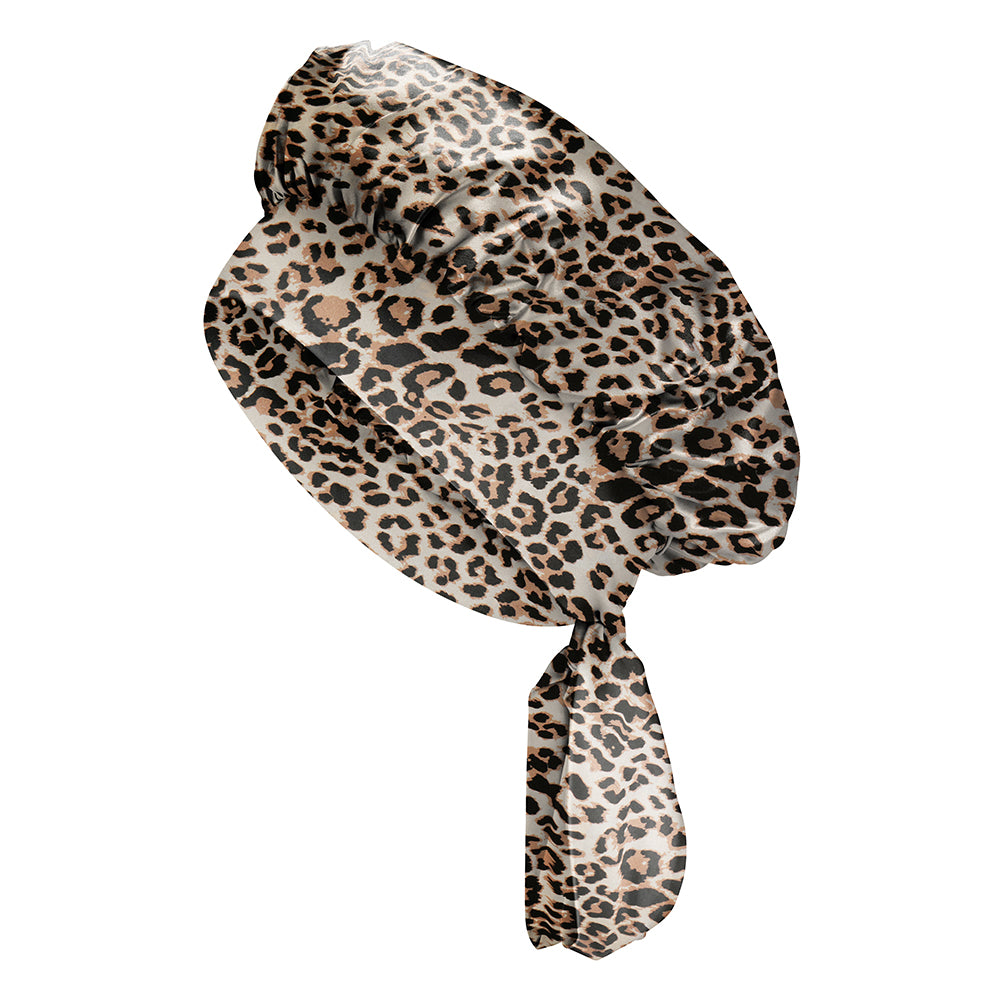 Blissy Bow Bonnet - Leopard