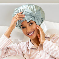 Blissy Bow Bonnet - Matcha