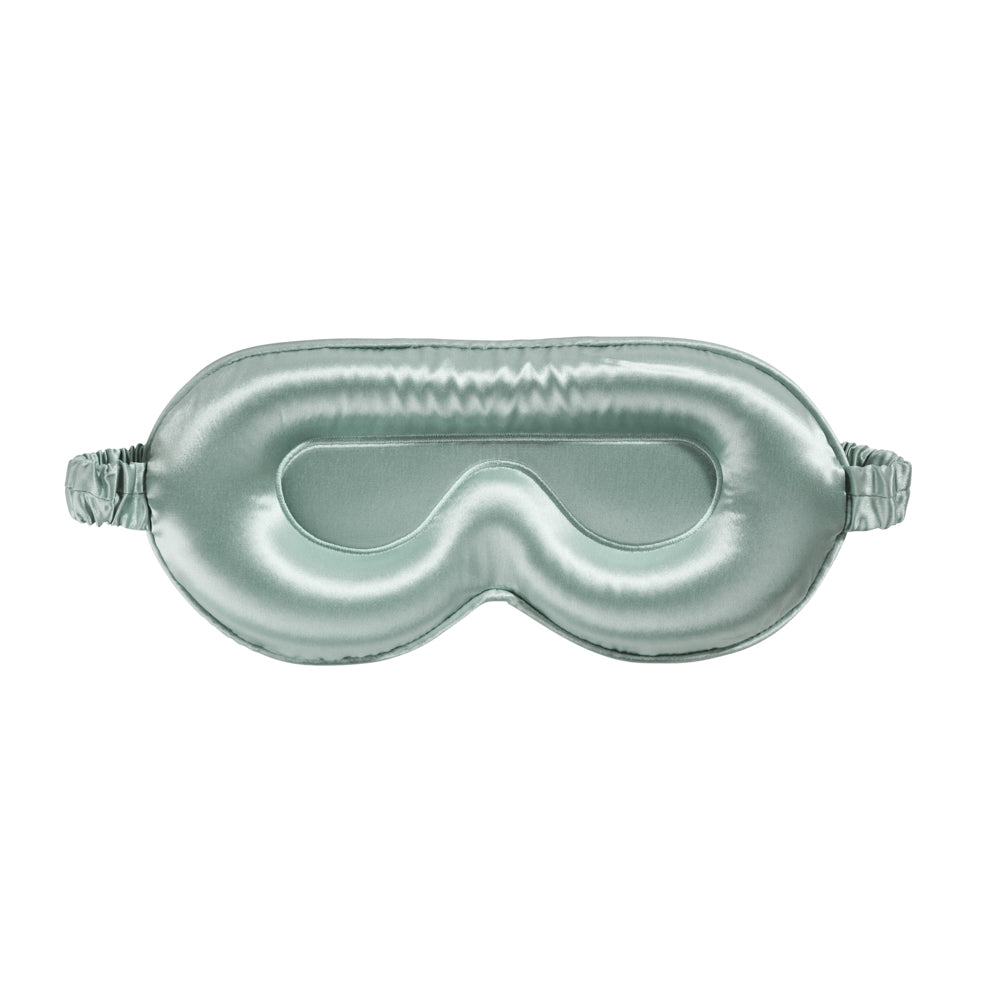 Matcha Sleep Mask Close-Up – Blissy 22 Momme Silk