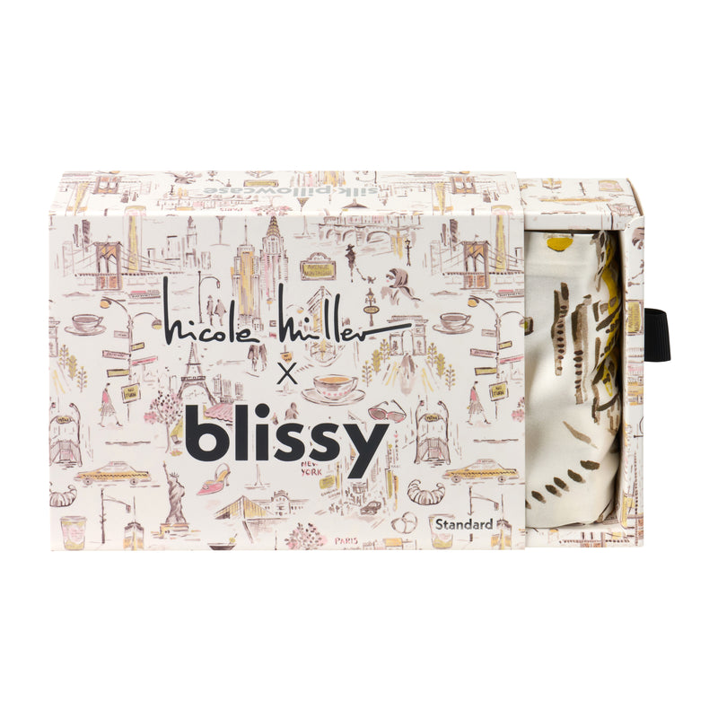 Pillowcase - Nicole Miller - NY to Paris - King