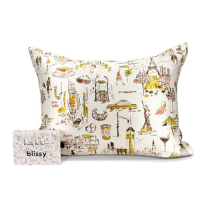 Pillowcase - Nicole Miller - NY to Paris - King