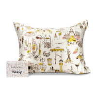 Pillowcase - Nicole Miller - NY to Paris - Standard