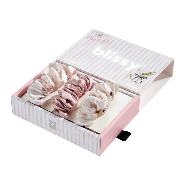 Blissy Scrunchies - Olive You