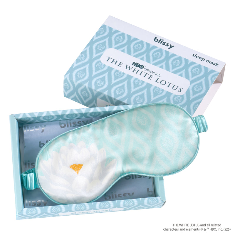 Sleep Mask - White Lotus - Paradise Lotus