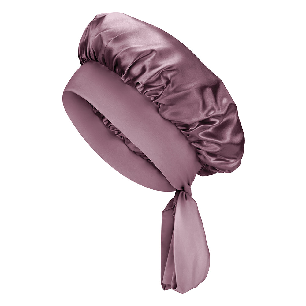 Blissy Bow Bonnet - Plum