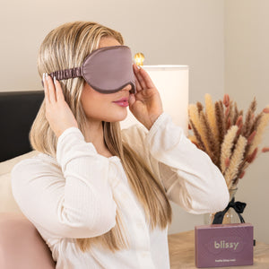Sleep Mask - Plum - Profile