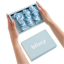 Load image into Gallery viewer, Blissy Scrunchies - Sky Blue