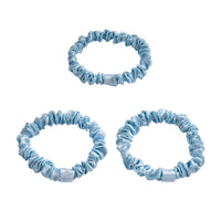 Blissy Skinny Scrunchies - Sky Blue