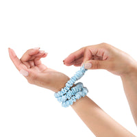 Blissy Skinny Scrunchies - Sky Blue