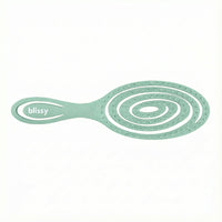 Blissy Mulberry Silk Blissy Detangling Brush – Teal