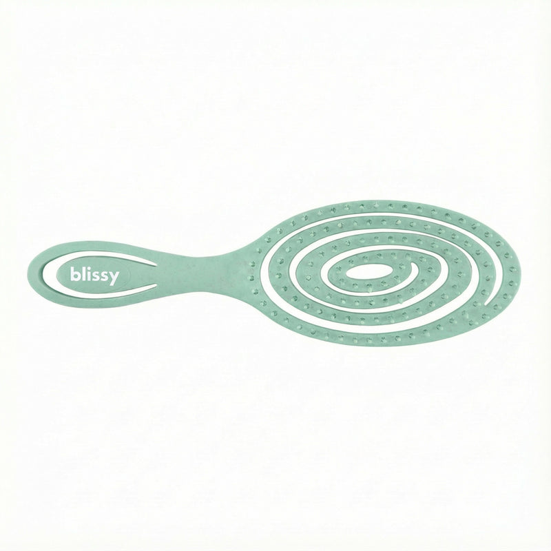 Blissy Mulberry Silk Blissy Detangling Brush – Teal