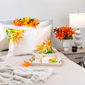 Pillowcase - Zodiac Flower - Aries Honeysuckle - Queen