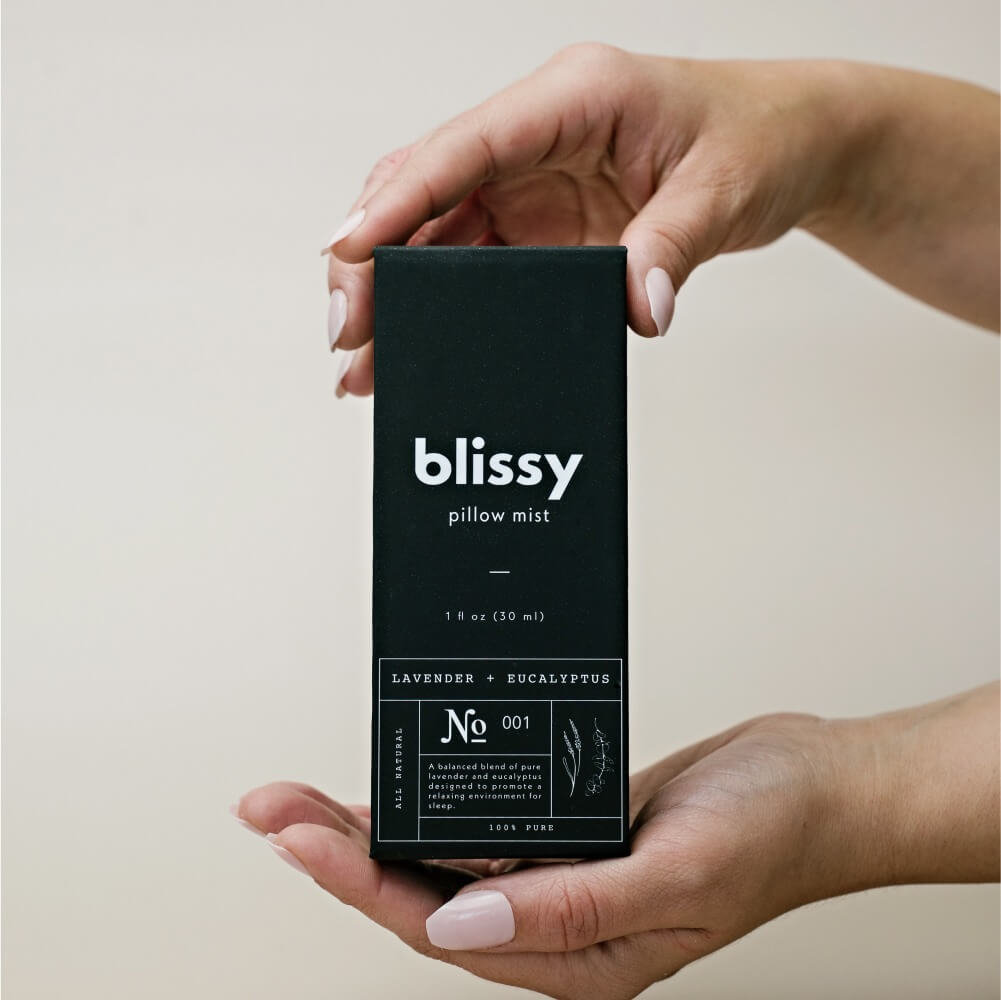 Blissy Award-Winning Aromatherapy Spray Blissy Sleep & Pillow Mist Lifestyle – Mulberry Silk