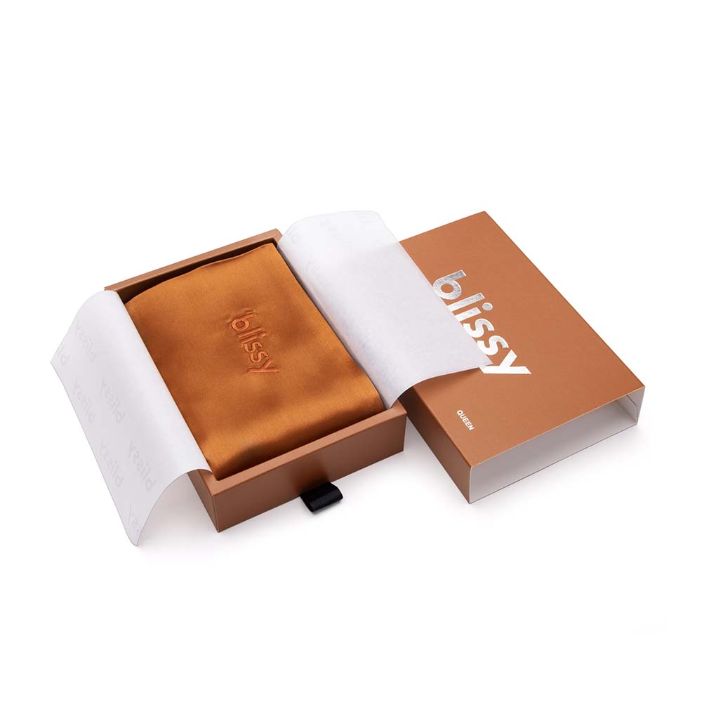 Blissy Mulberry Silk Pillowcase – Bronze Standard