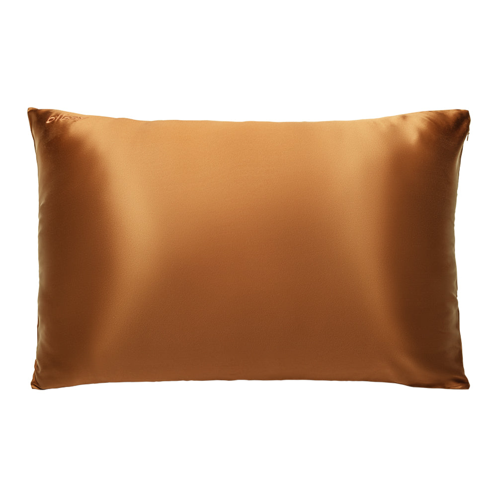 Blissy Bronze Silk Pillowcase Detail – Standard