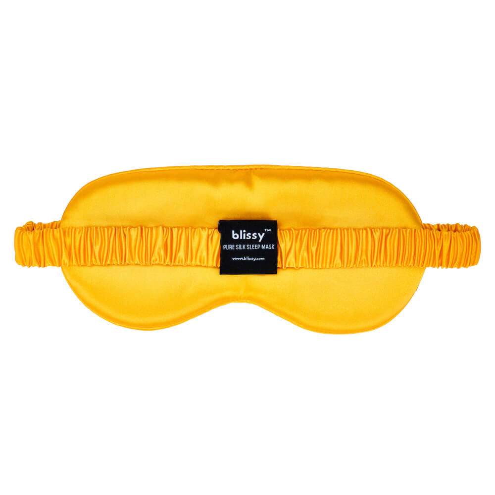 Blissy Sleepyhead Minion Silk Junior Sleep Mask Detail –